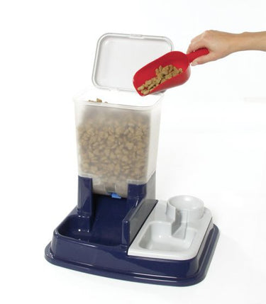 Flamingo Dry Food & Water Dispenser Duo Max Feeder - OS